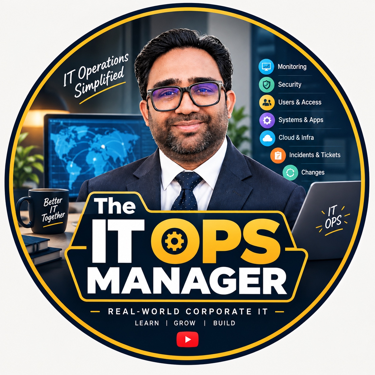 The IT Ops Manager channel logo